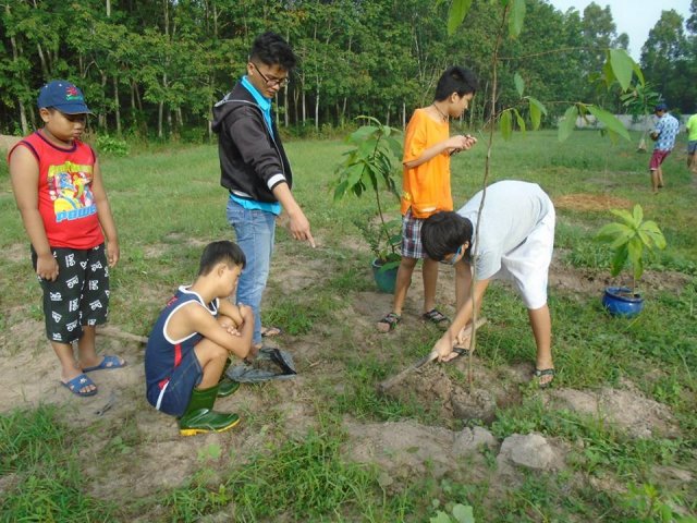 Tham quan và trồng cây