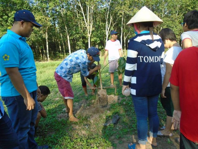 Tham quan và trồng cây